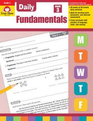 Daily Fundamentals, Grade 3 de Evan-Moor Educational Publihsers