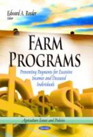 Farm Programs de Edward A. Roeder