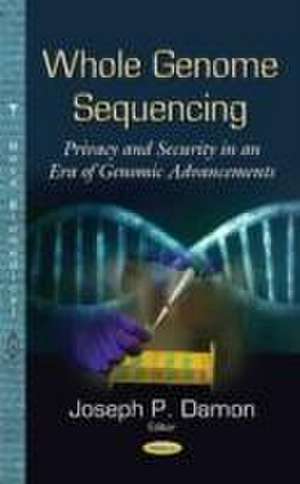 Whole Genome Sequencing de Joseph P. Damon