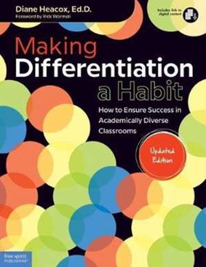 Making Differentiation a Habit de Diane Heacox