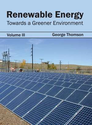 Renewable Energy de George Thomson