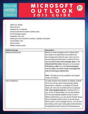 Microsoft Outlook 2013 Guide (Speedy Study Guide) de Speedy Publishing Llc