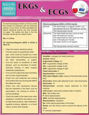 EKGs and Ecgs (Speedy Study Guides de Speedy Publishing LLC