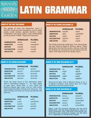 Latin Grammar de Speedy Publishing Llc