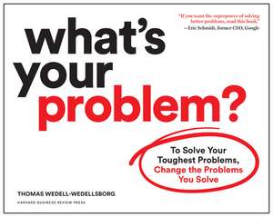 What's Your Problem? de Thomas Wedell-Wedellsborg