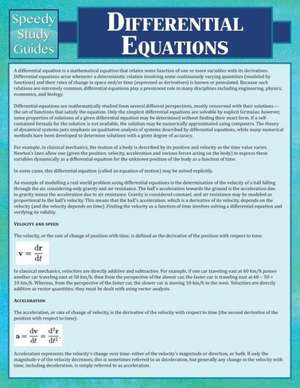 Differential Equations de Speedy Publishing LLC