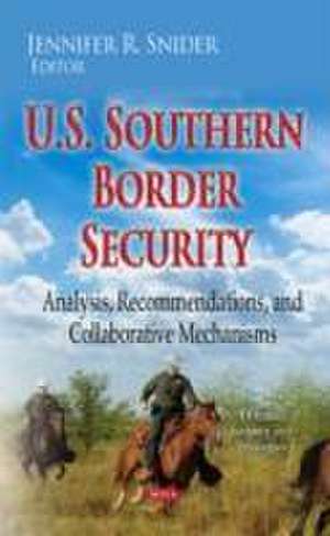 U.S. Southern Border Security de Jennifer R. Snider