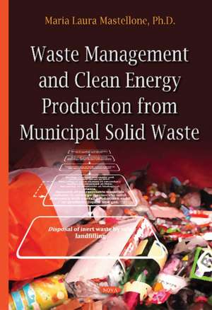 Mastellone, M: Waste Management & Clean Energy de Maria Laura Mastellone