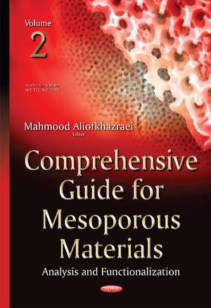 Comprehensive Guide for Mesoporous Materials: Volume 2 -- Analysis & Functionalization de Mahmood Aliofkhazraei