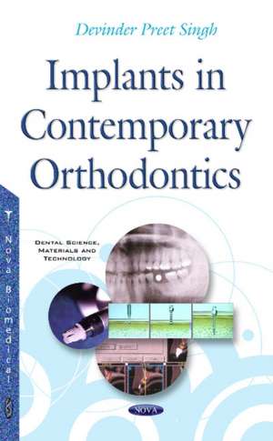 Implants in Contemporary Orthodontics de Dr Devinder Preet