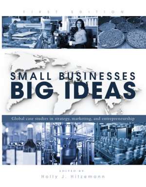 Small Businesses, Big Ideas de Holly J. Hitzemann