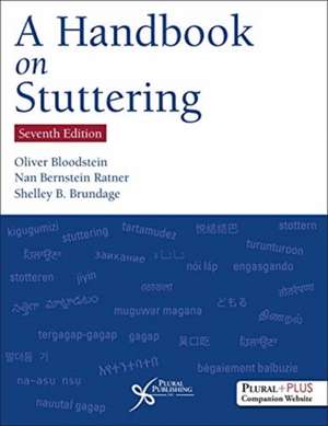 A Handbook on Stuttering de Oliver Bloodstein