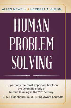 Human Problem Solving de Allen Newell