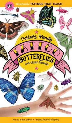 Fluttery, Friendly Tattoo Butterflies and Other Insects de Artemis Roehrig