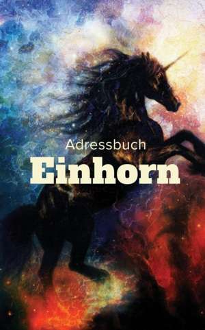 Adressbuch Einhorn de Journals R Us