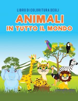 Libro di coloritura degli animali in tutto il mondo de Coloring Pages for Kids