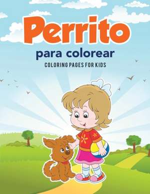 Perrito para colorear de Coloring Pages for Kids