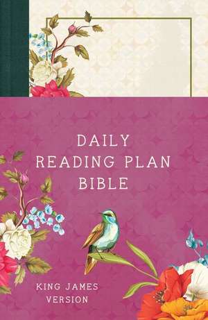 The Daily Reading Plan Bible [Nightingale]: The King James Version in 365 Segments Plus Devotions Highlighting God's Promises de Compiled By Barbour Staff