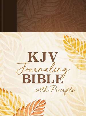 KJV Journaling Bible with Prompts [Copper Leaf] de Compiled By Barbour Staff