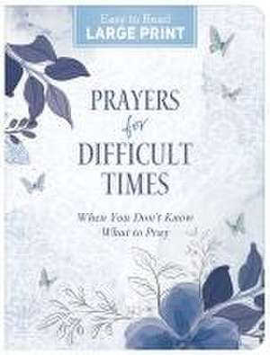 Prayers for Difficult Times Large Print de Ellyn Sanna