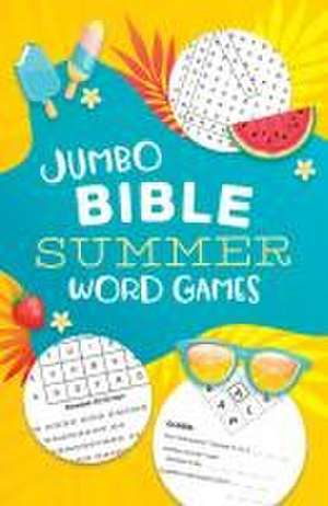 Jumbo Bible Summer Word Games de Compiled By Barbour Staff