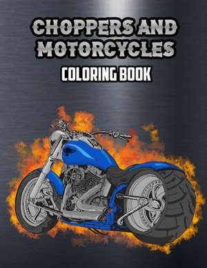 Choppers and Motorcycles Coloring Book de Osam Colors