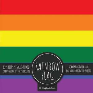 Rainbow Flag Scrapbook Paper Pad de Crafty As Ever