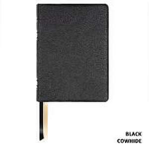 Lsb Giant Print Reference Edition, Paste-Down Black Cowhide Indexed de Steadfast Bibles