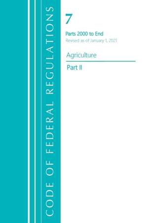 CODE FEDERAL REGULATIONS TITLE 07 AGRIP de Office Of The Federal Register (U.S.)