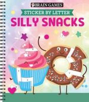 Brain Games - Sticker by Letter: Silly Snacks de Publications International Ltd