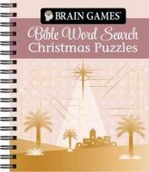 Brain Games - Bible Word Search Christmas Puzzles de Publications International Ltd