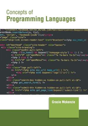 Concepts of Programming Languages de Gracie McKenzie