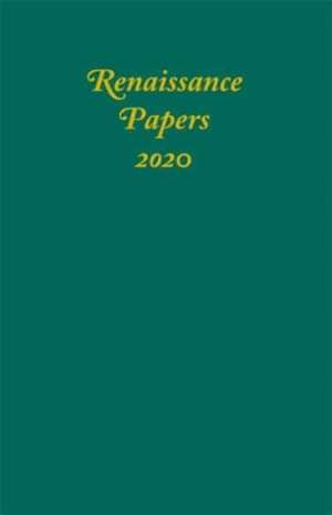 Renaissance Papers 2020 de Ward J. Risvold