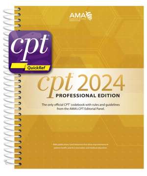 CPT Professional 2024 and CPT Quickref App Bundle de American Medical Association