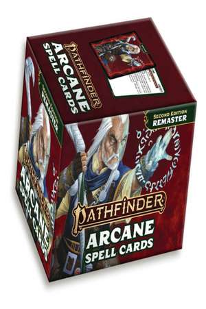 Pathfinder Arcane Spell Cards (Remastered) (P2) de Paizo Publishing