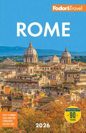Fodor's Rome 2026 de Fodor'S Travel Guides