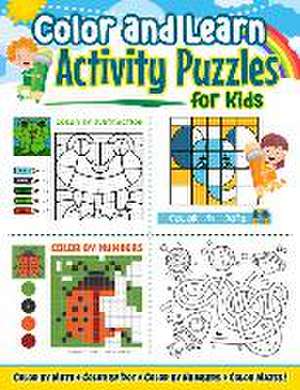 Color and Learn Activity Puzzles for Kids de Veronica Hue