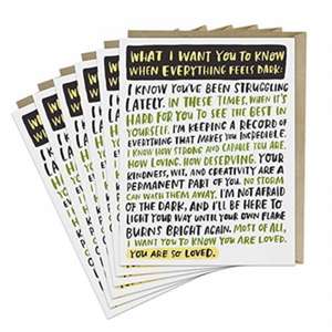 6-Pack Emily McDowell & Friends Everything Dark Empathy Card