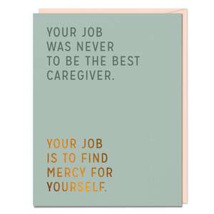 Elizabeth Gilbert Best Caregiver Card (Pack of 6)