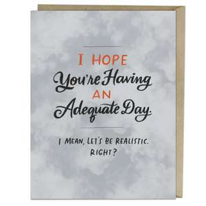 6-Pack Emily McDowell & Friends Adequate Day Greeting Cards de Emily McDowell & Friends