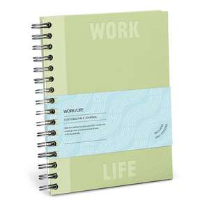 Work / Life Tabbed Sticker Journal: A customizable journal with five tabbed sections and 200+ stickers to record your multi-faceted life de Em & Friends