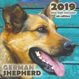 German Shepherd 2019 Mini Wall Calendar (UK Edition) de Over the Wall Dogs