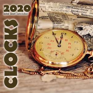 Clocks 2020 Mini Wall Calendar de Wall Publishing