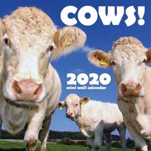 Cows! 2020 Mini Wall Calendar de Wall Publishing