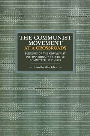 The Communist Movement at a Crossroads: Plenums of the Communist International's Executive Committee, 1922-1923 de John Riddell