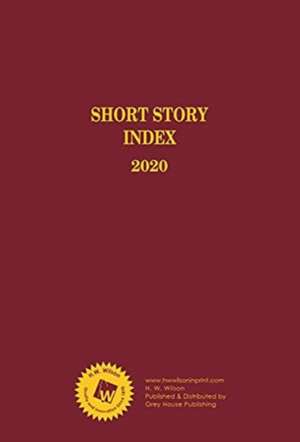 Short Story Index, 2020 Annual Cumulation de HW Wilson