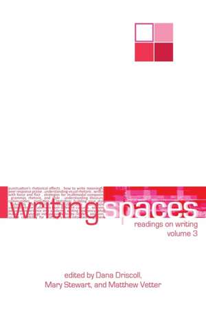 Writing Spaces de Dana Driscoll