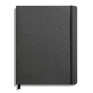 Shinola Journal, Soft Linen, Plain, Charcoal Gray (7x9) de Shinola