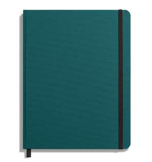 Shinola Journal, HardLinen, Plain, Dark Teal (7x9) de Shinola