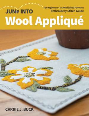 Jump Into Wool Applique de Carrie J. Buck